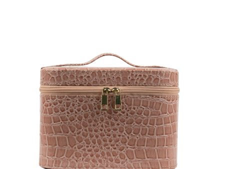 Pleather Box 20 x 14 x 15CM - Blush Pink Sale