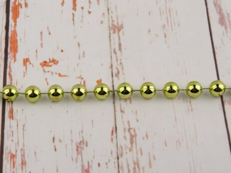 10mm Plastic Beads - Gold Discount