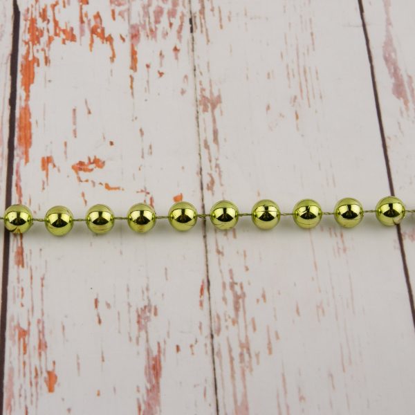 10mm Plastic Beads - Gold Discount