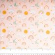 CAMELOT Quilting cotton - Boho Galaxy collection - Rainbow   Moon - Peach Online Hot Sale