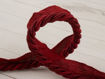 Lip cord 1 po (2,5 cm) Red Discount