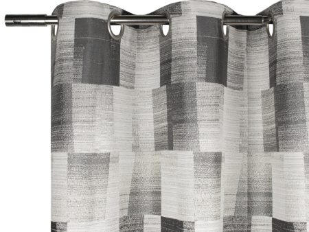 Grommet Curtain Panel - Jaxson - Grey - 54 x 84   Discount