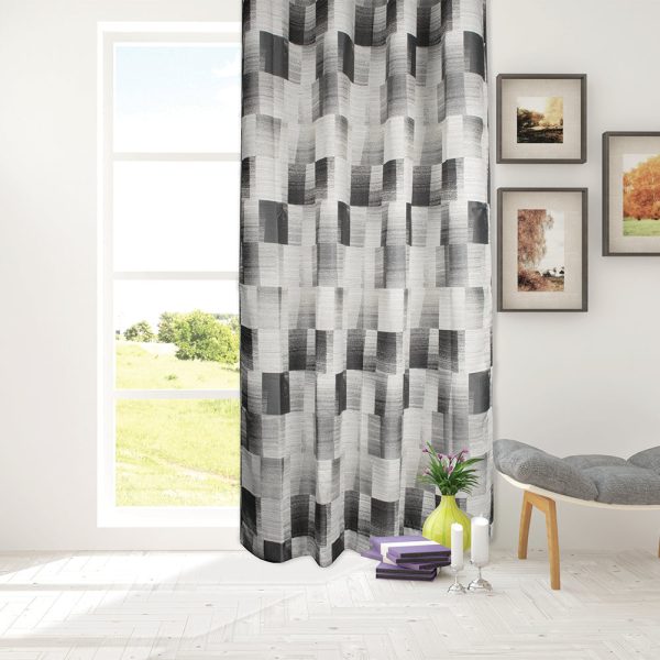 Grommet Curtain Panel - Jaxson - Grey - 54 x 84   Discount