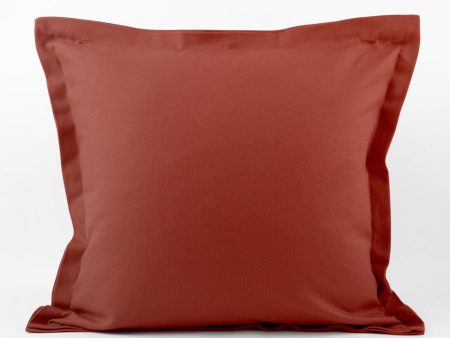 Decorative cushion cover - Cotton canvas Lyon - Rust - 18 x 18   Fashion