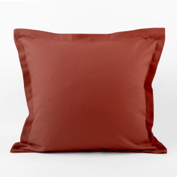 Decorative cushion cover - Cotton canvas Lyon - Rust - 18 x 18   Fashion