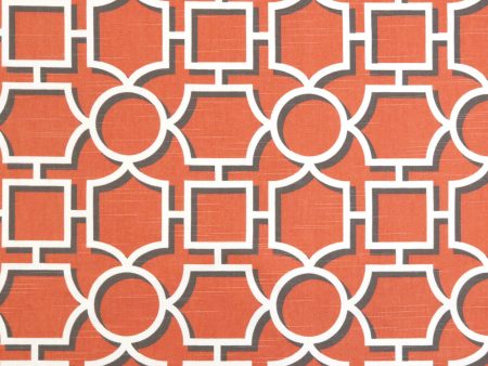 Home Decor Fabric - Robert Allen - Vreeland - Persimmon Cheap