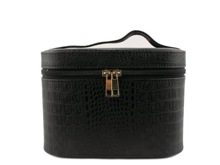 Pleather Box 20 x 14 x 15CM - Black Online Sale