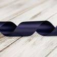 38mm Double Faced Satin Ribbon - Navy Fashion