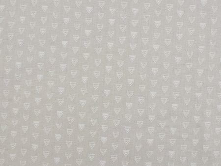 Wide-width fabric - MONOTONE - Triangles - Mist green Sale