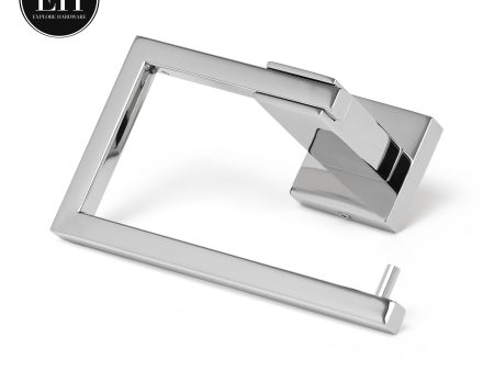 Aurora Square Toilet Paper Holder - Polished Chrome Online Hot Sale